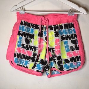 Justice Neon Swim Trunks 🩳 💕